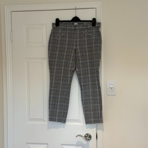 GAP Dark Blue and Grey Cropped Pants - Picture 1 of 2